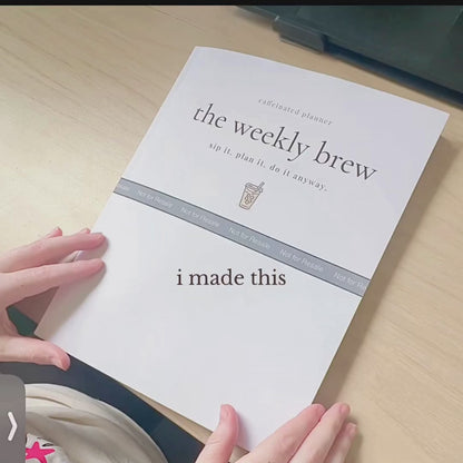 disc bound | the weekly brew planner 2026 (hand assembled)