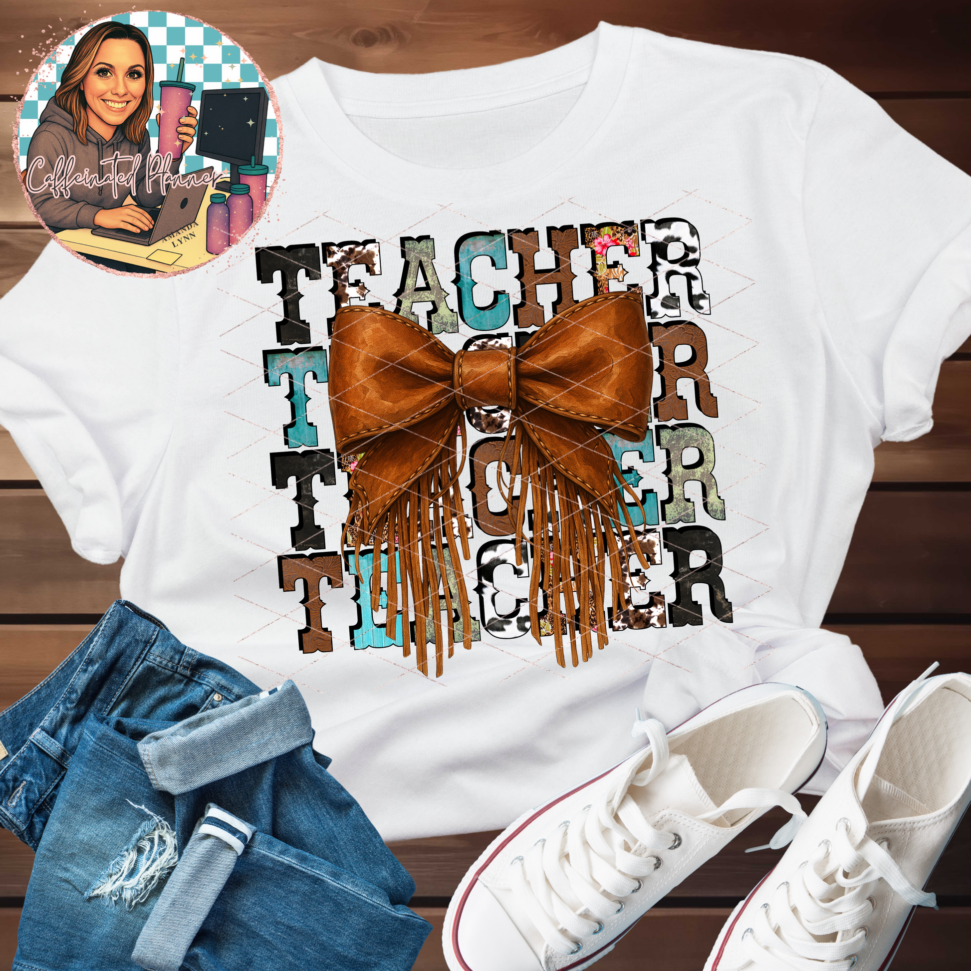 Western Fringe Bow Teacher // Digital Download Only