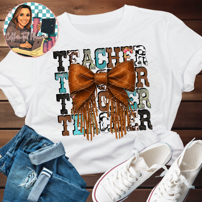 Western Fringe Bow Teacher // Digital Download Only