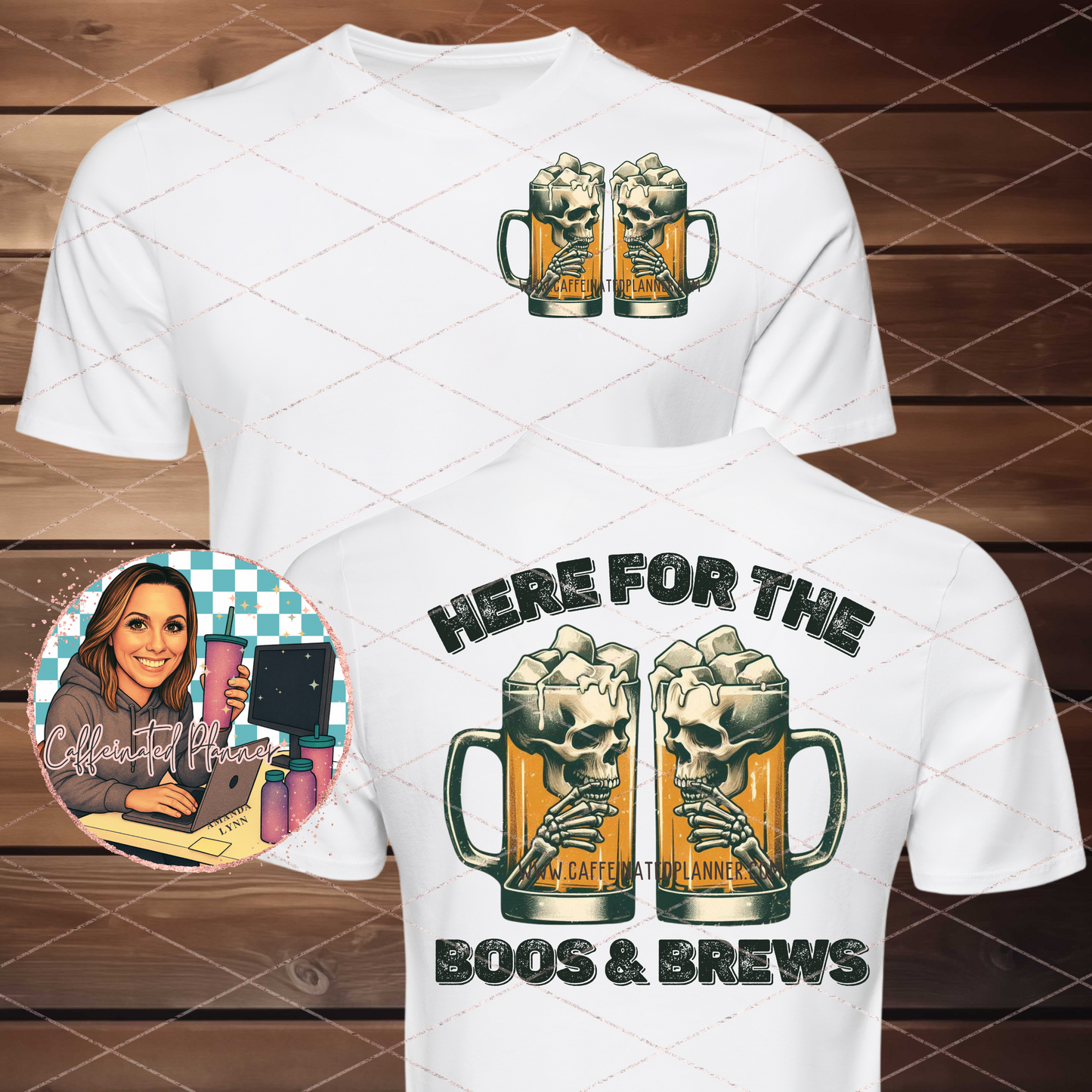 Here for the boos & brews (beer mugs) // Digital Download Only