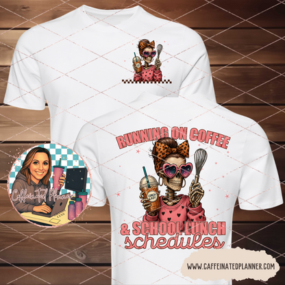 Lunch Lady Running on Coffee // Digital Download Only