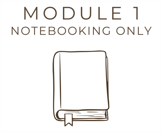 Module 1 // Notebooking Only