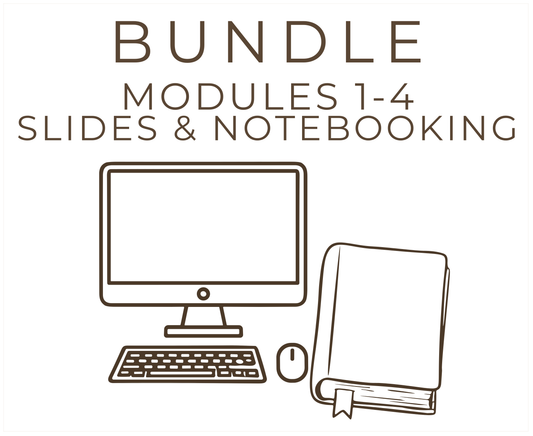 BUNDLE | Modules 1-4 Slides & Notebooking